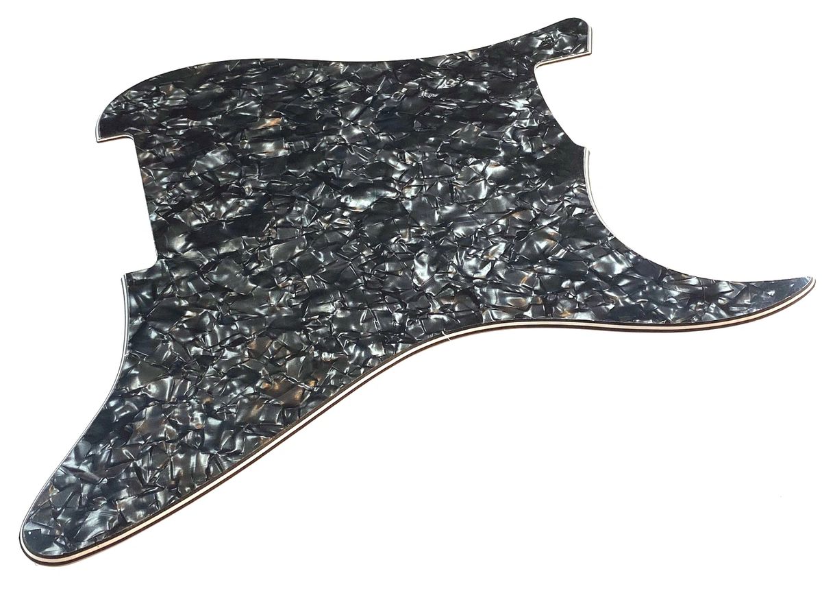 Blank Strat Pickguard Black Pearl